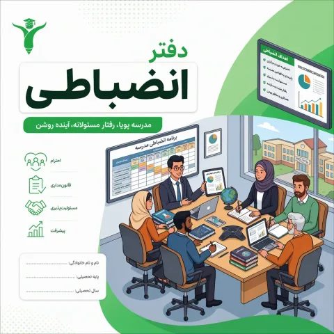 دفتر انضباطی 1 | دفتر انضباطی مدرسه | مدرسه فایل