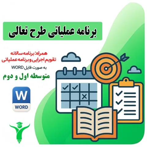 برنامه سالانه طرح تعالی مدیریت مدرسه