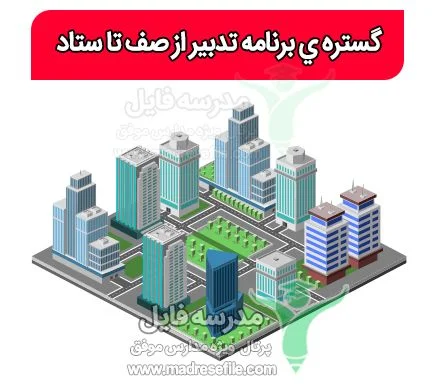 گستره ی برنامه تدبیر از صف تا ستاد