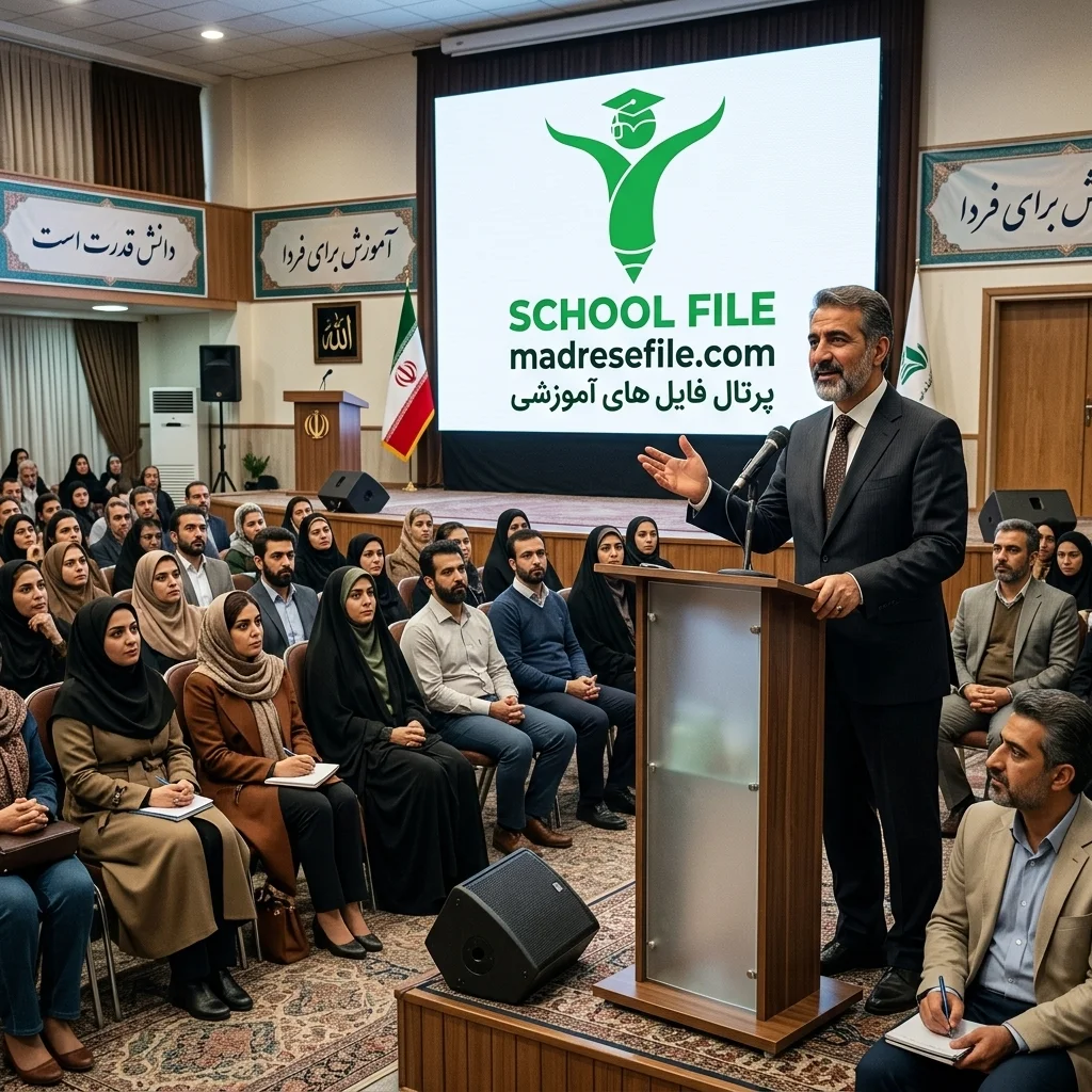 سخنرانی مدیر مدرسه در جلسه انجمن اولیا و مربیان