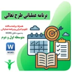 برنامه عملیاتی طرح تعالی 1