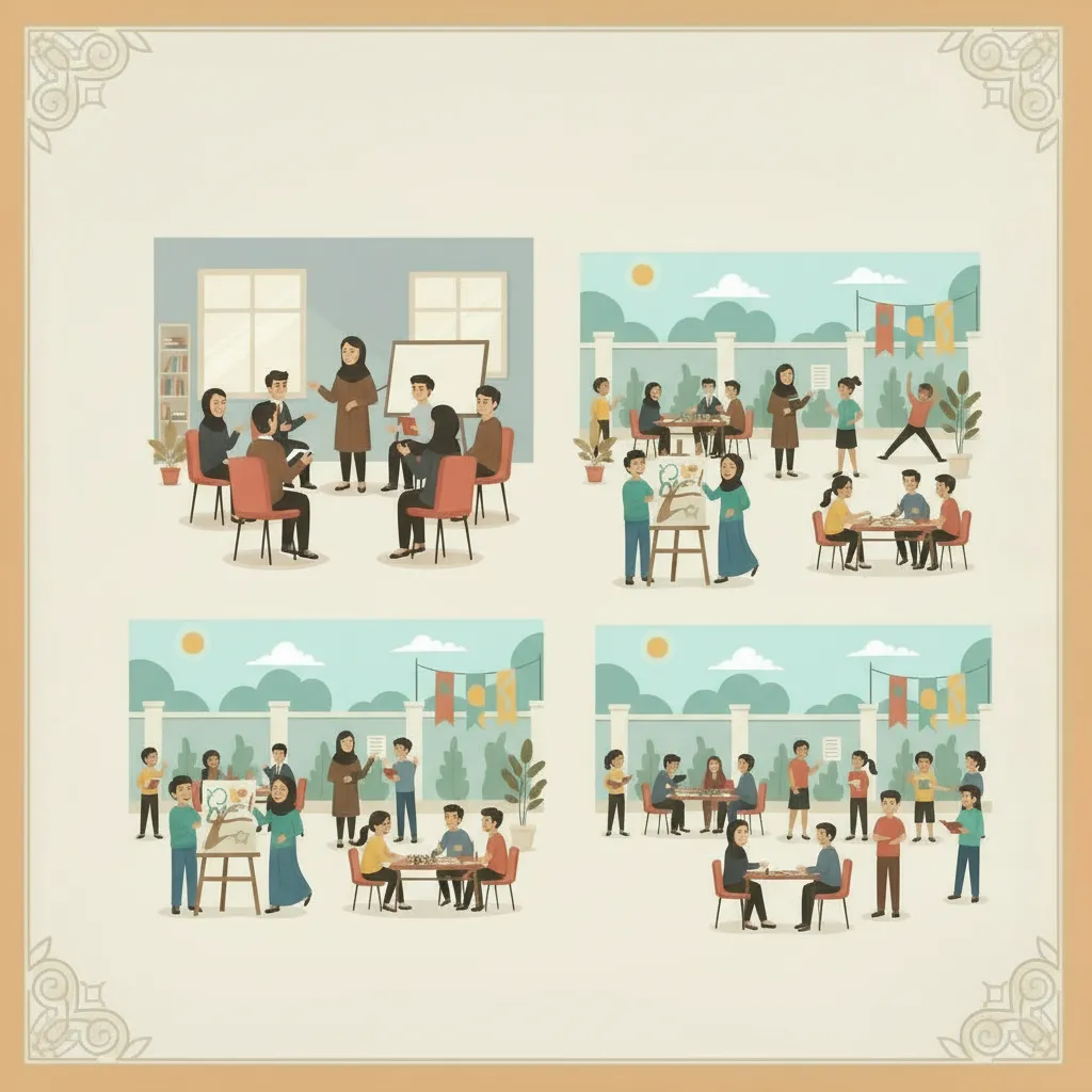 محیط آموزشی پویا و حمایتی در مدرسه