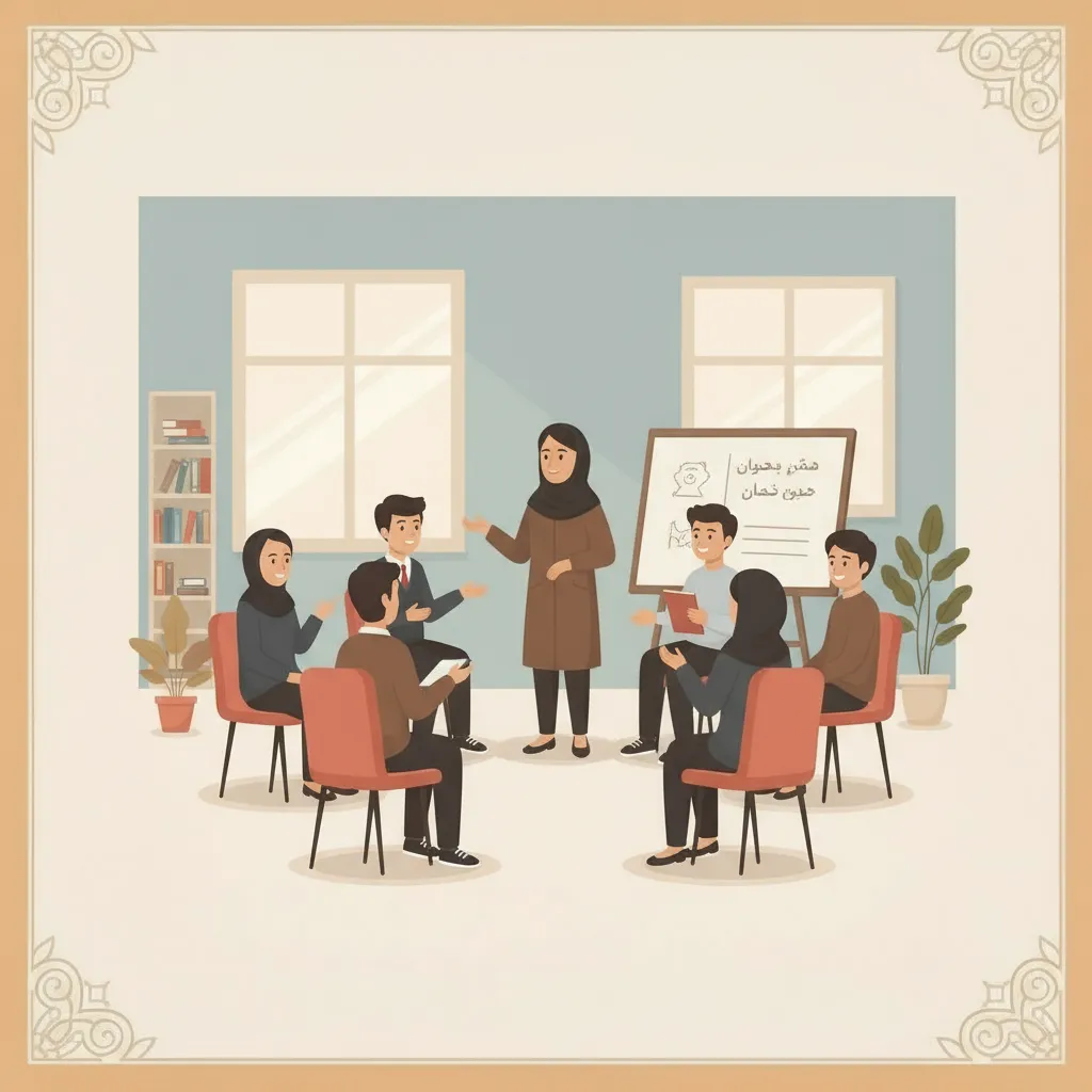 کارگاه مشاوره گروهی دانشآموزان در مدرسه