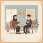 محیطی آرام برای مشاوره فردی در مدرسه