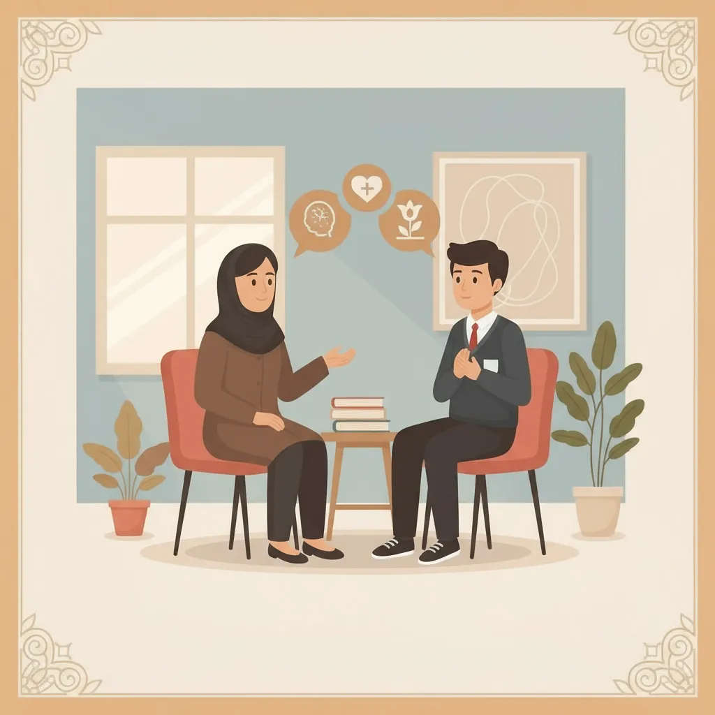 محیطی آرام برای مشاوره فردی در مدرسه